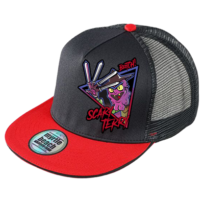 Шапка с права козирка Scary Terry snapback 